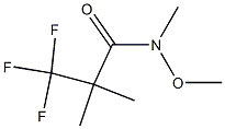 3,3,3-三氟-N-甲氧基-2,2,N-三甲基-丙酰胺 结构式