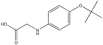 4-叔丁氧基-DL-苯甘氨酸 结构式