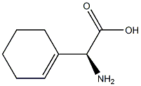 D-2-(1-环己烯基)甘氨酸 结构式
