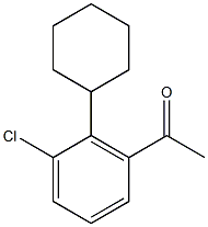 乙酰环己基氯苯 结构式
