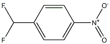 1-二氟甲基-4-硝基苯 结构式