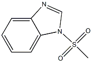 1-甲烷磺酰基苯并咪唑 结构式