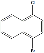 1-氯-4-溴萘 结构式