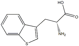 3-(3-苯并噻吩基)-D-丙氨酸 结构式