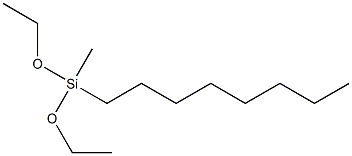 甲基辛基二乙氧基硅烷 结构式
