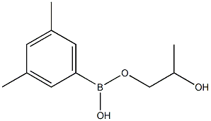 3,5-二甲基苯硼酸-1,2-丙二醇酯 结构式