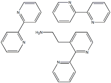 三-联吡啶基-乙胺 结构式