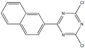 2,4-二氯-6-(2-萘基)-1,3,5-三嗪 结构式