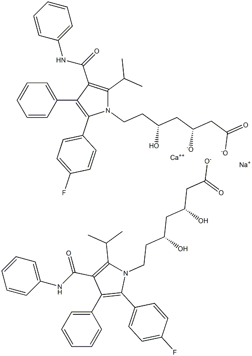阿托伐他汀3R5S异构体 结构式