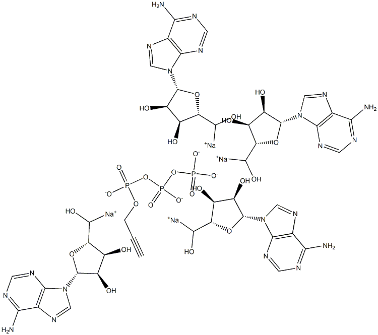 Adenosine-5'-[-(propargyl)]triphosphate sodium salt 结构式