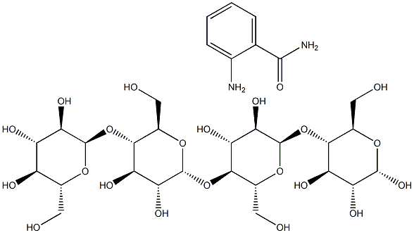 Maltotetraose 2-aminobenzamide 结构式