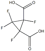 1,2,3,3-tetrafluorocyclopropane-1,2-dicarboxylic acid 结构式