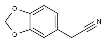 1,3-苯并二氧杂环戊烯-5-乙腈, 标准品 结构式