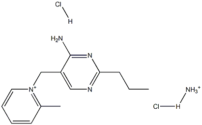 AMPROLIUM (HYDROCHLORIDE) 盐酸氨丙啉 结构式