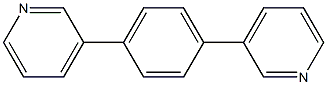 1,4-二(3-吡啶基)苯 结构式