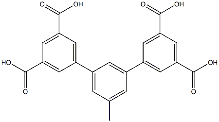 3,5-双(3,5-二羧基苯基)甲苯 结构式