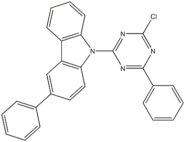 9-(4-chloro-6-phenyl-1,3,5-triazin-2-yl)-3-phenyl-9H-carbazole