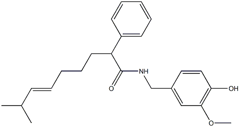 苯基辣椒碱 结构式