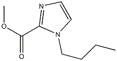 methyl 1-butyl-1H-imidazole-2-carboxylate 结构式