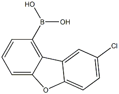 8-氯二苯并呋喃-1-硼酸 结构式