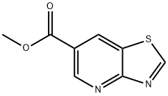 噻唑[4,5-B]吡啶-6-甲酸甲酯 结构式