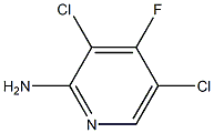 3,5-dichloro-4-fluoropyridin-2-amine 结构式