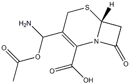 氨基头孢菌酸 结构式