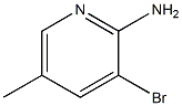 2-氨基-3-溴-5甲基吡啶 结构式