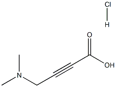 4-(二甲基氨基)丁-2-炔酸盐酸盐 结构式