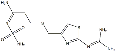 法莫替丁EP杂质I盐酸盐 结构式