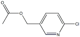 (6-Chloropyridin-3-yl)methyl acetate 结构式