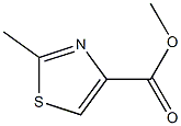 2-甲基-4-噻唑甲酸甲酯 结构式