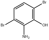 2-amino-3,6-dibromophenol 结构式