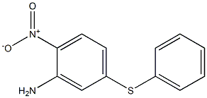 2-硝基-5-苯硫基-苯胺 结构式
