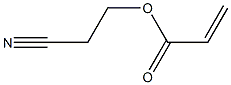 2-CYANOETHYL ACRYLATE (STABILIZED WITH MEHQ) 丙烯酸2-氰乙酯(含稳定剂MEHQ) 结构式