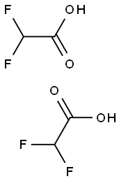 DIFLUOROACETIC ACID 二氟乙酸 结构式