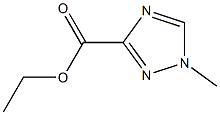 乙基 1-甲基-1H-1,2,4-三唑-3-甲酸基酯 结构式