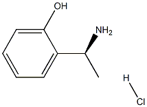 2-[(1S)-1-aminoethyl]phenol hydrochloride 结构式