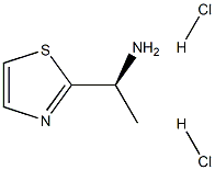 (1S)-1-(1,3-噻唑-2-基)乙烷-1-胺二盐酸 结构式