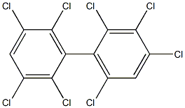 2.2'.3.3'.4.5'.6.6'-OCTACHLOROBIPHENYL SOLUTION 100UG/ML IN HEXANE 2ML 结构式