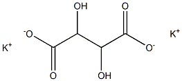 酒石酸酸钾 结构式