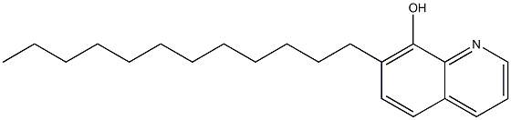 7-十二烷基-8-羟基喹啉 结构式