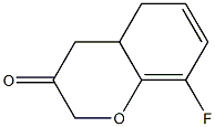 8-氟-3-二氢色原酮 结构式