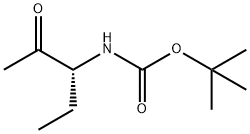 Carbamic acid, N-[(1R)-1-ethyl-2-oxopropyl]-, 1,1-dimethylethyl ester 结构式