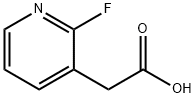 2-(2-FLUOROPYRIDIN-3-YL)ACETIC ACID 结构式