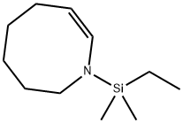 Azocine,  1-(ethyldimethylsilyl)-1,2,3,4,5,6-hexahydro- 结构式