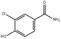 3-氯-4-羟基苯甲酰胺 结构式