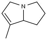 1H-Pyrrolizine,2,3,5,7a-tetrahydro-7-methyl-(6CI) 结构式