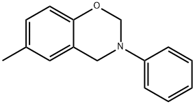 2H-1,3-Benzoxazine, 3,4-dihydro-6-methyl-3-phenyl- 结构式