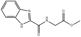 METHYL N-(1H-BENZIMIDAZOL-2-YLCARBONYL)GLYCINATE 结构式